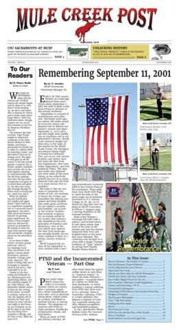 September 2018 Mule Creek Post front page