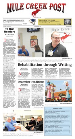 December 2018 Mule Creek Post front page