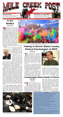 March 2019 Mule Creek Post front page