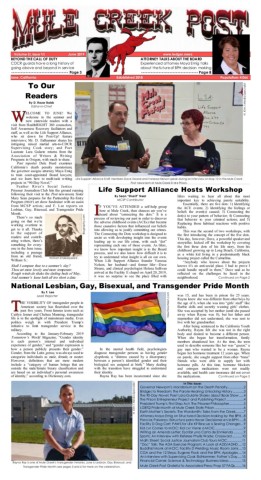 June 2019 Mule Creek Post front page