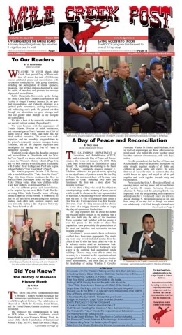 March 2020 Mule Creek Post front page