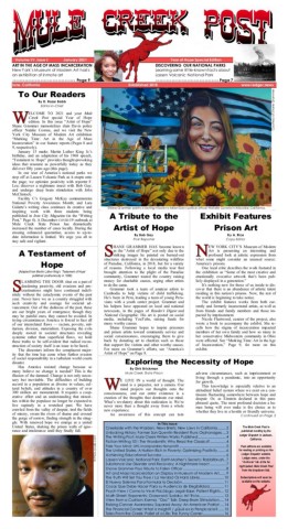 January 2021 Mule Creek Post front page