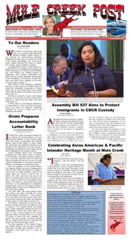 May 2021 Mule Creek Post front page