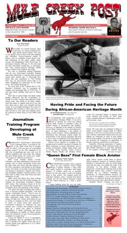 February 2022 Mule Creek Post front page