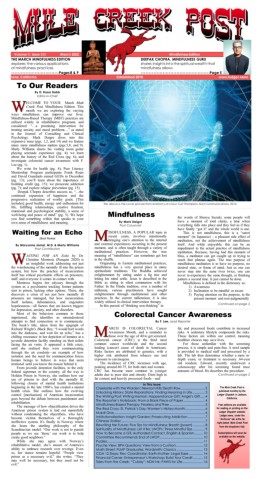 March 2022 Mule Creek Post front page