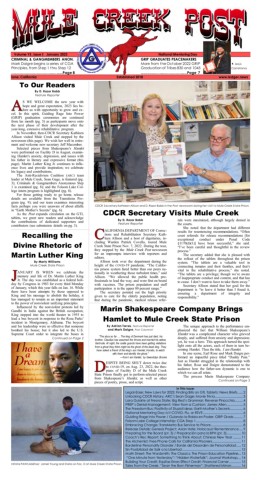 January 2023 Mule Creek Post front page