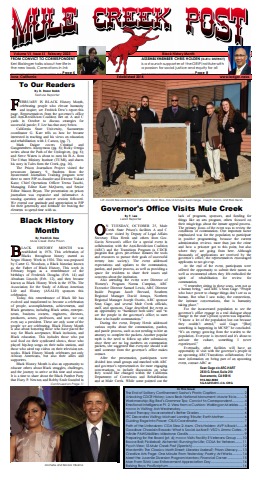 February 2023 Mule Creek Post front page