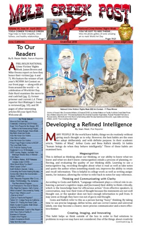 April 2023 Mule Creek Post front page
