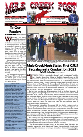 August 2023 Mule Creek Post front page